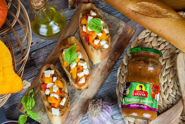 Bruschetta with pumpkin