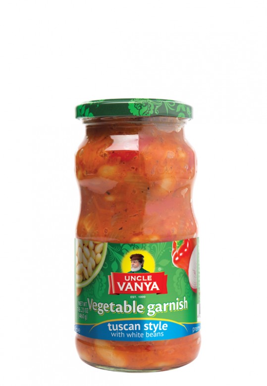 Vegetable garnish Tuscan style 460 g jar