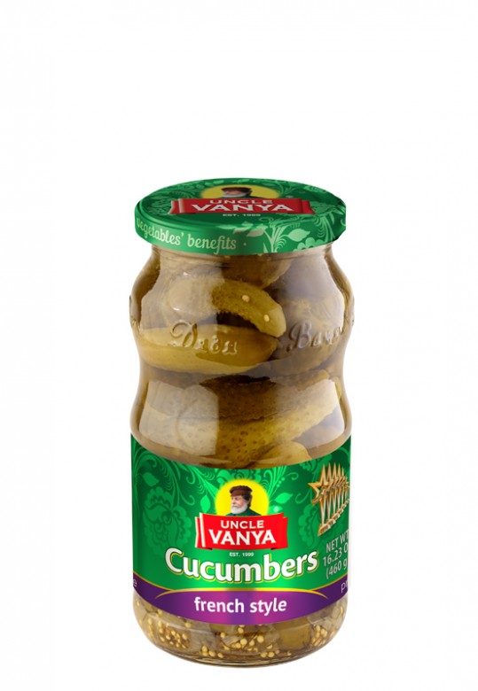 Cucumbers French style 460 g jar