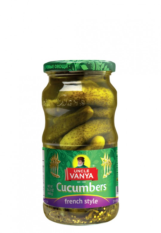 Cucumbers French style 460 g jar