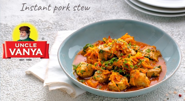 Instant pork stew from Uncle Vanya