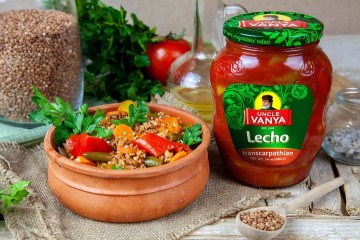 Buckwheat with Lecho recipe by Uncle Vanya