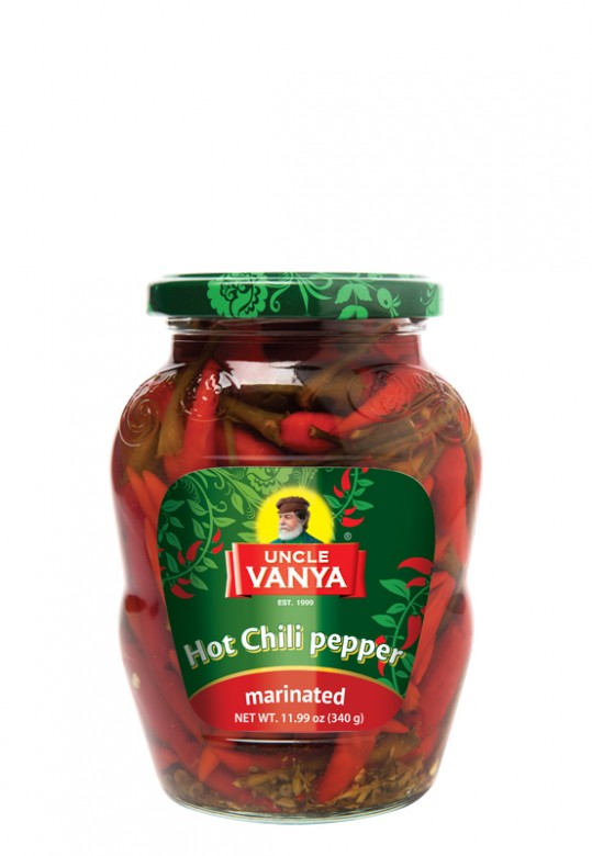 Hot Chili Pepper Marinated 350 g jar