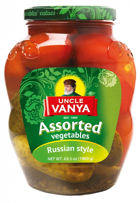 Assorted vegetables “Russian style” 1800 g jar