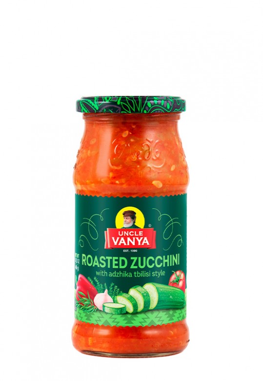 Roasted Zucchini with adzhika tbilisi style 460 g jar